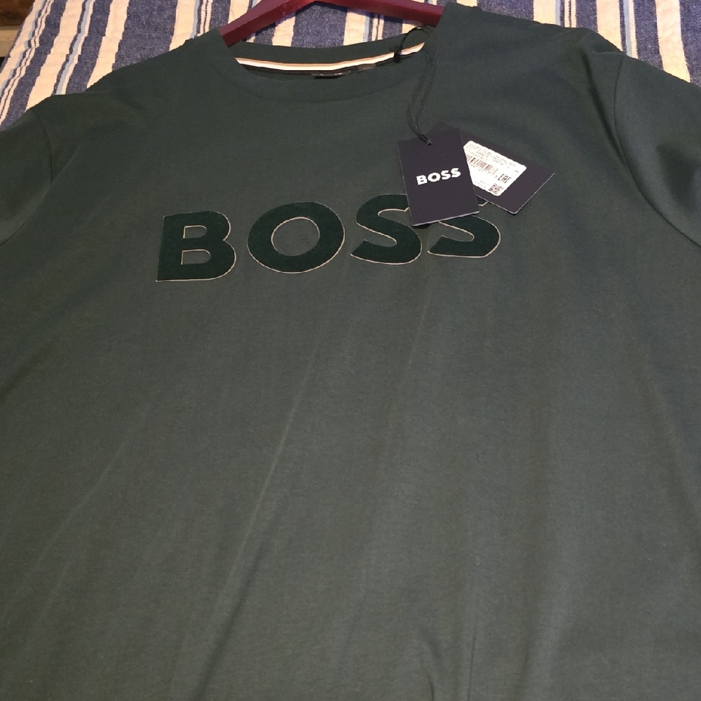 Boss Dark Green Short Sleeve Tee